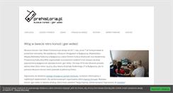 Desktop Screenshot of prehistoria.pl